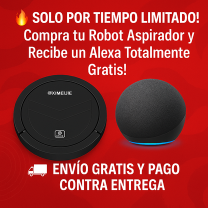 🔥 ¡Solo por Tiempo Limitado! 🔥 Compra un Robot Aspirador y Llévate una Alexa de Regalo🔥Envío gratis. Paga al recibir🔥